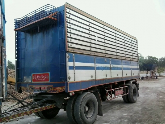 ขายรถพ่วง 18 ล้อ 2 เพลา แม่-ลูก ดั้ม กระบะเนียมคอกเกษตร MITSUBISHI MMTFN628DPC-เครื่อง 6D17 ปี.45 รถสวย ราคาย้อมๆ รีบจองด่วน