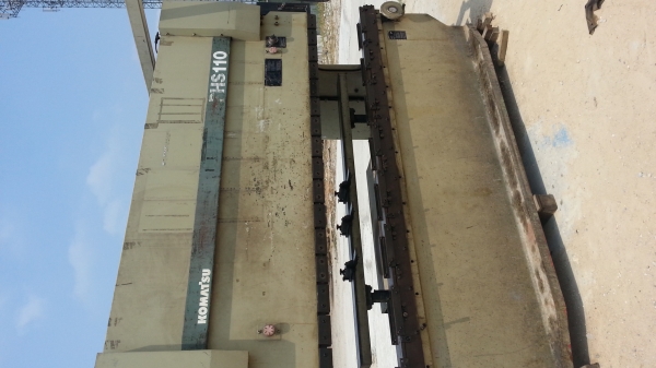 ขายเครื่องพับโคมัสสุ 10 ฟุต 110 ตันราคา 500,000 บาทใบมีดไม่ครบนะครับ