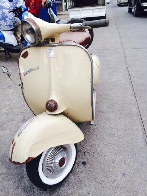 ขาย vespa 64 อินเดีย เครื่องpx อิตาลี no book พร้อมขี่ ราคา 34,500 บาทครับ