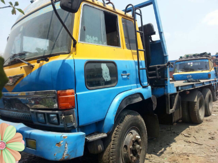 ขายรถบรรทุกสิบล้อ HINO KT725 วางเครื่อง HO7D 1 เพลา หัว F18 พื้นเรียบ ยังไม่ลงเล่มมี Invoice ให้