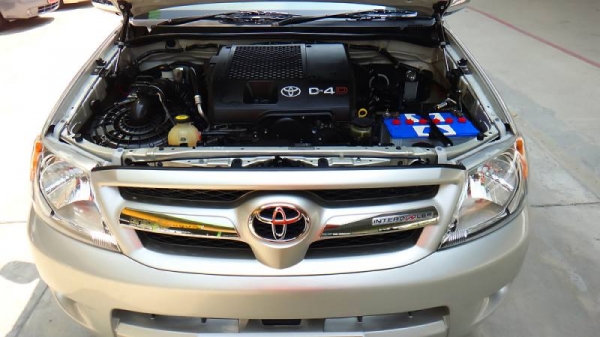 TOYOTA HILUX VIGO CAB 3.0 D4D E PRERUNNER สีเทา ปี2007