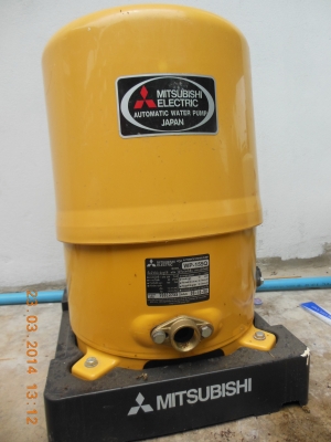 ขายปั๊มน้ำอัตโนมัติยี่ห้อ MITSUBISHI รุ่น WP-155Q