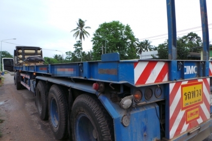 CIMC หางสามเพลาแท้  ขายกลางอากาศไปท่ามะกา ค่ะ