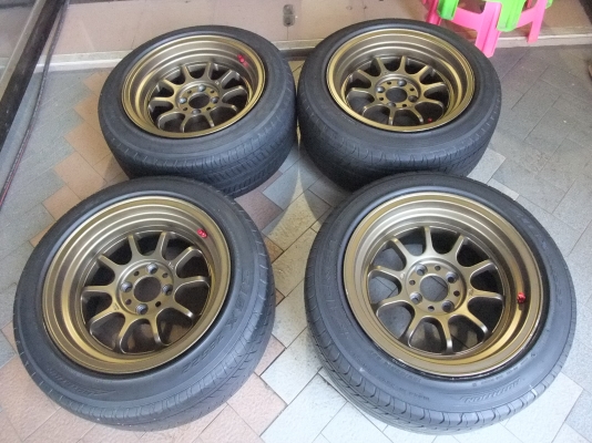 ขาย XXR ขอบ15กว้าง8 ET20 พร้อมยางเปอร์เซนต์ ล้อสวยไม่เคยซ่อม