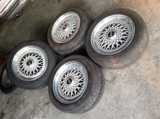 ขายล้อ bbs แท้16นิ้ว หน้า8 หลัง9  5รู 114