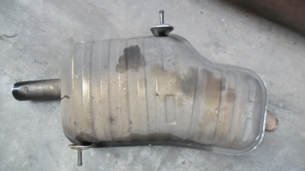 หม้อพักปลาย เลส BMW  สดๆ