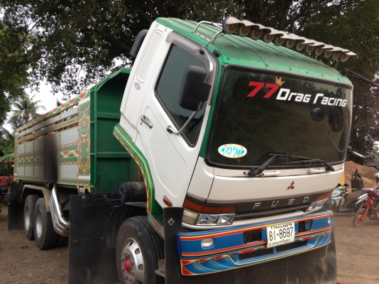 พ่วง 22 ล้อ Mitsu Fuso turbo 260 hp