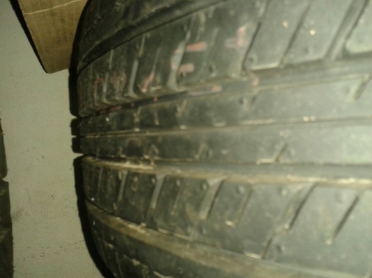 ยางป่าว205 70R15บิดโตนดูราวิด611ปี12สภาพงามๆ