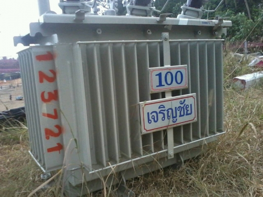 ขายหม้อแปลงไฟฟ้า 100 kva สภาพใหม่  100\%