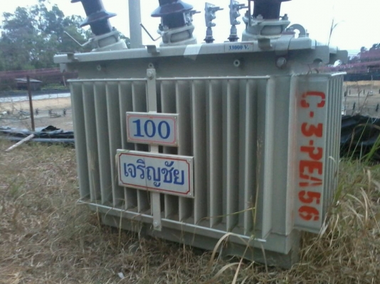 ขายหม้อแปลงไฟฟ้า 100 kva สภาพใหม่  100\%