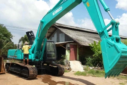 KOBELCO SK220 MACK III ไฟฟ้าตัด ช่วงล่างเต็ม