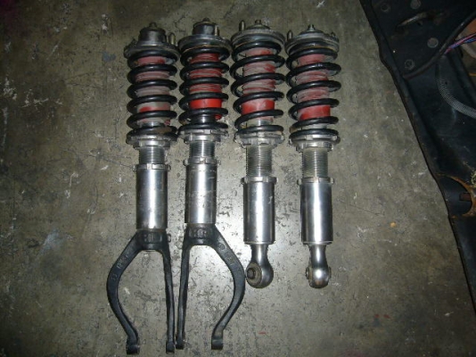 โช้คซิ่งef ปรับเกลียวสไลท์กระบอก ตรงรุ่นซีวิค88-91