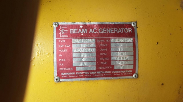 ขายเครื่องปั่นไฟ Iveco 10.kw