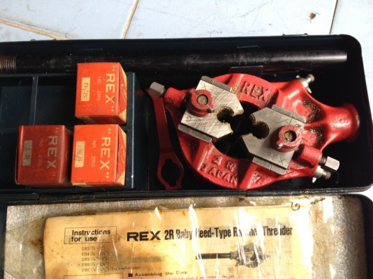 ตัวต๊าปเกลียวมือ rex 2r japanแท้สภาพดีตามรูป