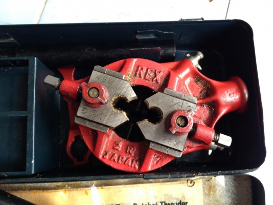 ตัวต๊าปเกลียวมือ rex 2r japanแท้สภาพดีตามรูป