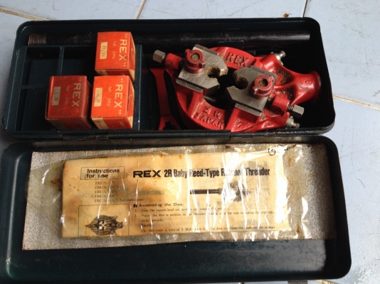 ตัวต๊าปเกลียวมือ rex 2r japanแท้สภาพดีตามรูป