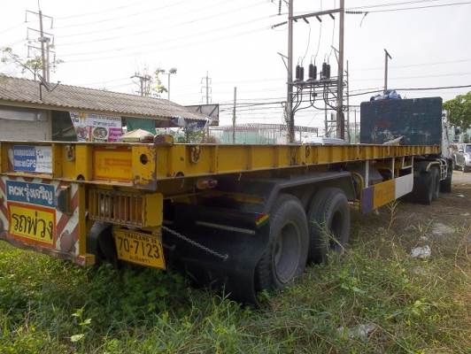 ขายหางพื้นเรียบ 12.20 เมตร RCK  พร้อมใช้ ไม่ต้องซ่อม ยางดีทั้ง8เส้น