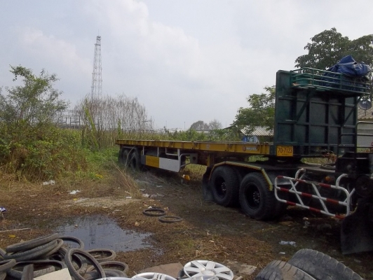 ขายหางพื้นเรียบ 12.20 เมตร RCK  พร้อมใช้ ไม่ต้องซ่อม ยางดีทั้ง8เส้น