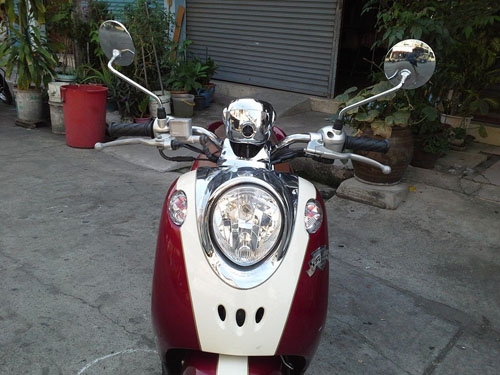 Fino ปี 54 สีแดง ครีม ท่ออาร์ม สีสวย เครื่องเดิมแน่นๆ เอกสารครบ