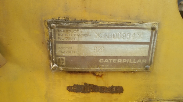 รถตักดิน CAT / 926 นำเข้าจากญี่ปุ่น