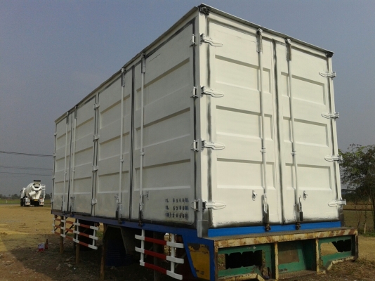 ขายตู้แห้งอลูมิเนียม ยาว 7.20 เมตร 10 บาน