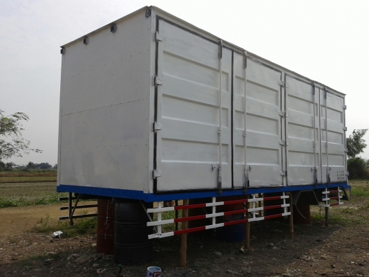 ขายตู้แห้งอลูมิเนียม ยาว 7.20 เมตร 10 บาน