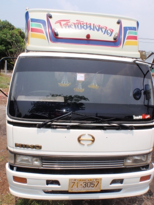 ขาย 10 ล้อ HINO F18 เครื่อง HO7C หัวสิงห์ กระบะเหล็ก โทร.081-9034151