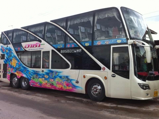 ขายรถทัวร์ 2 ชั้น 8 ล้อ พร้อมทะเบียน