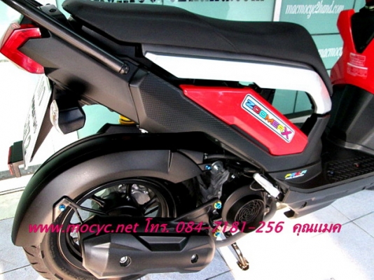 ZOOMERสีแดง รถเดือน ต.ค ปี 56 ไมล์ 5211 โล แถมฟรี เสื้อ-หมวก โปรโมชั่น 39900
