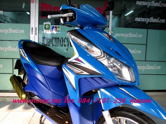 CLICK 110 i  ปี 54 สีฟ้าขาว คอมบายเบลก รุ่นใหม่ไมล์ขาว  ประหยัดน้ำมันมาก 23900