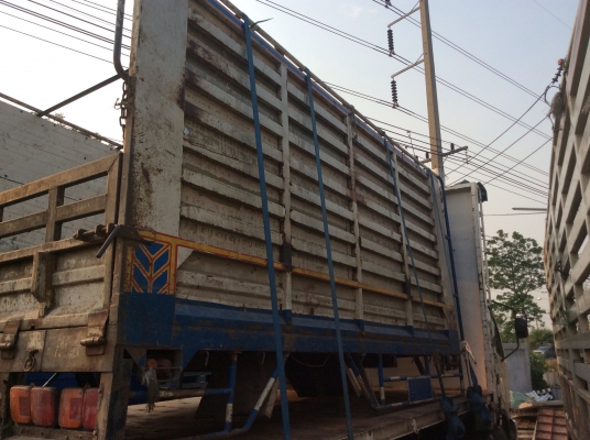 ***ขายกะบะคอกเหล็กกล่องคอกสูง ยาว 4.20 ม. ใส่หกล้อกลางคับ***