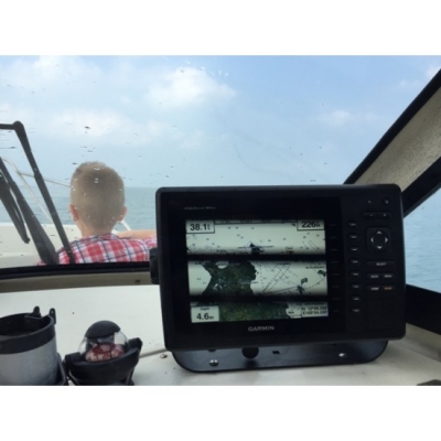 ขายเรือตกปลาไฟเบอร์ Catamaran Nissan SunCat 8 มือสองญี่ปุ่น