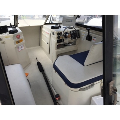 ขายเรือตกปลาไฟเบอร์ Catamaran Nissan SunCat 8 มือสองญี่ปุ่น