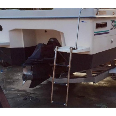 ขายเรือตกปลาไฟเบอร์ Catamaran Nissan SunCat 8 มือสองญี่ปุ่น