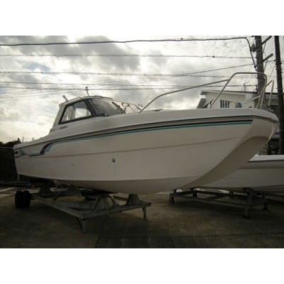 ขายเรือตกปลาไฟเบอร์ Catamaran Nissan SunCat 8 มือสองญี่ปุ่น