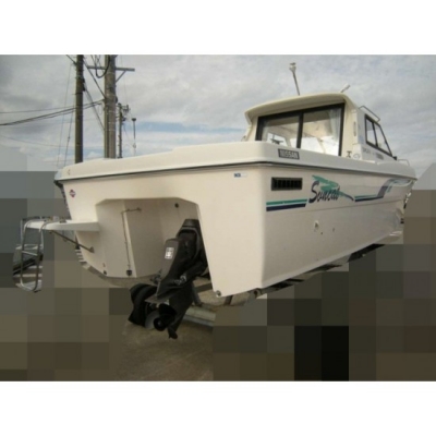 ขายเรือตกปลาไฟเบอร์ Catamaran Nissan SunCat 8 มือสองญี่ปุ่น