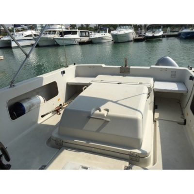 ขายเรือตกปลาไฟเบอร์ Catamaran Nissan SunCat 8 มือสองญี่ปุ่น