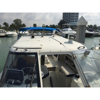 ขายเรือตกปลาไฟเบอร์ Catamaran Nissan SunCat 8 มือสองญี่ปุ่น