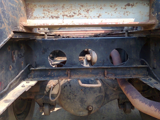 10 ล้อ เทนเลอร์บรรทุกแบคโฮ MITSU 527 เครื่อง 190แรง 2 เพลา