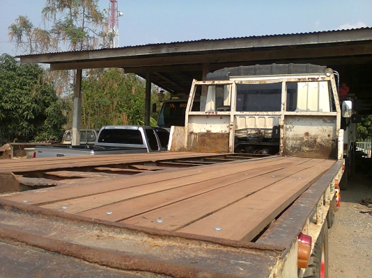 10 ล้อ เทนเลอร์บรรทุกแบคโฮ MITSU 527 เครื่อง 190แรง 2 เพลา