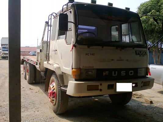 10 ล้อ เทนเลอร์บรรทุกแบคโฮ MITSU 527 เครื่อง 190แรง 2 เพลา