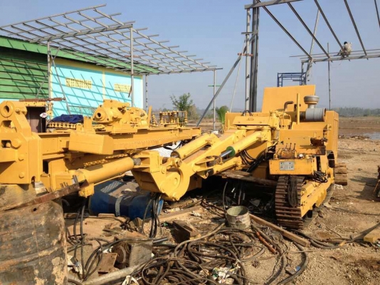 รถเจาะingersolandโซ่เฟรมสวยเดิมเครื่องปั้มเยี่ยม