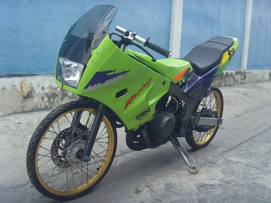 ร้อนเงินนนนนน ขาย Kawasaki KR150cc เสื้อทอง เครื่องดี พร้อมทะเบียน ราคาถูก