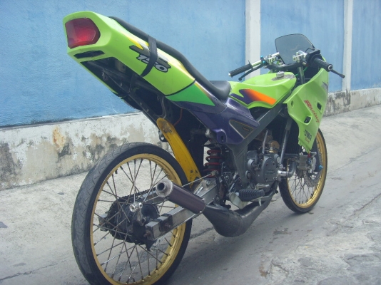 ร้อนเงินนนนนน ขาย Kawasaki KR150cc เสื้อทอง เครื่องดี พร้อมทะเบียน ราคาถูก