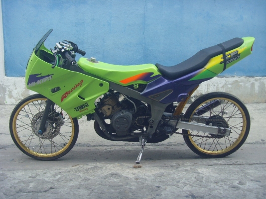 ร้อนเงินนนนนน ขาย Kawasaki KR150cc เสื้อทอง เครื่องดี พร้อมทะเบียน ราคาถูก