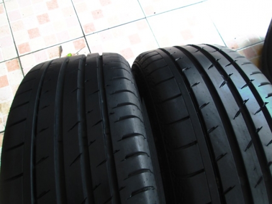 ขายยาง CONTINENTAL CONTACT3 205-45-17 ดอกเพียบ (1ชุด) 3,500.