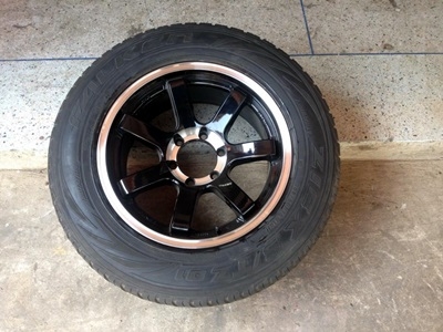 เเม็กRT7 ขอบ18 กว้าง9 ออฟ20 6รู139 พร้อมยาง Falken 265/60/18
