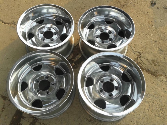Enkei แท้ ปัดเงาเพิ่งเสร็จอีกชุด 5/114 ขอบ15x8.5 ET-20