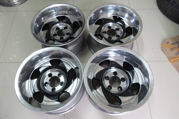 Enkei แท้ ปัดเงาเพิ่งเสร็จอีกชุด 5/114 ขอบ15x8.5 ET-20
