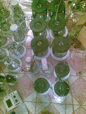 ขายไฟดาวไลท์ คละขนาดเล็กใหญ่ สภาพดี  ขายเหมา ประมาณ 60 หลอด